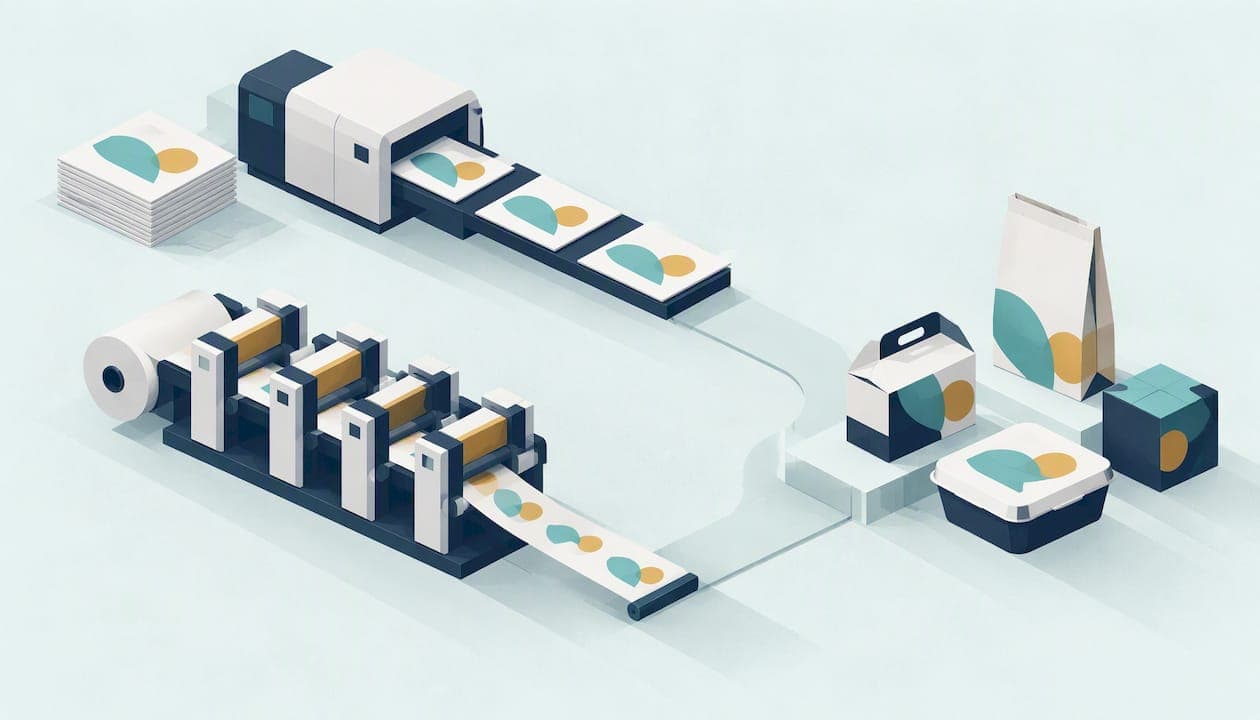 Digital vs Flexo Printing for Custom Food Packaging
